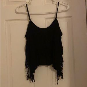 Black Off The Shoulder Top